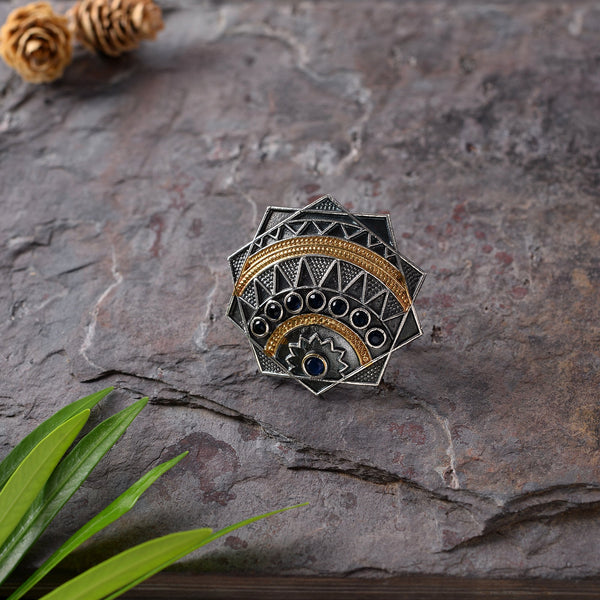 Graceful Brass adjustable Rings