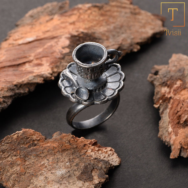 Cup-Plate Brass adjustable Ring