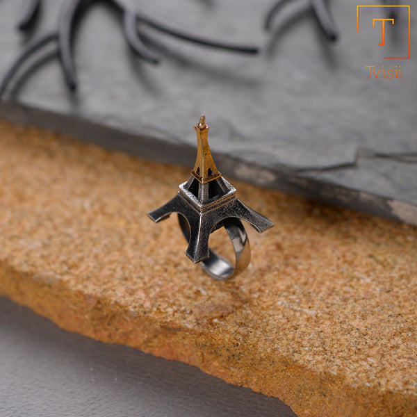 Oxidised adjustable Ring