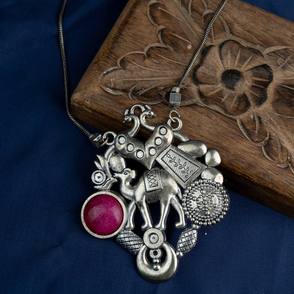 Rajasthani Oxidised Neckpiece