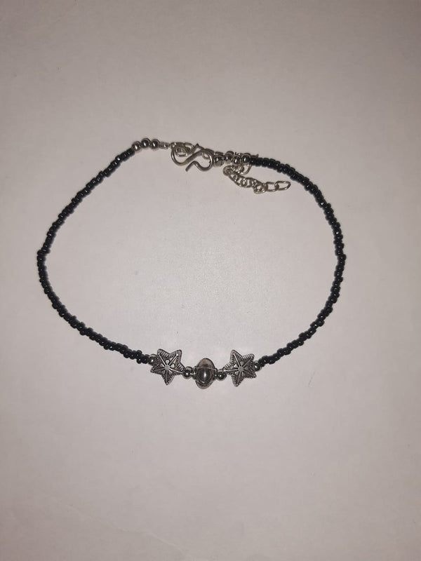 Star shape Oxydise Anklet