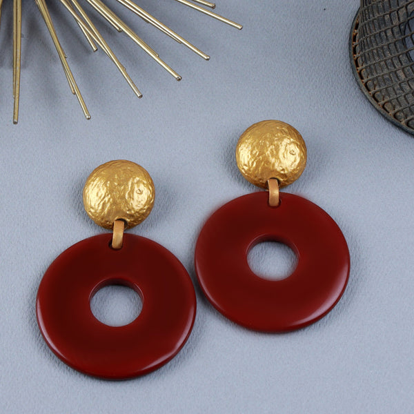 Red playful  Earrings