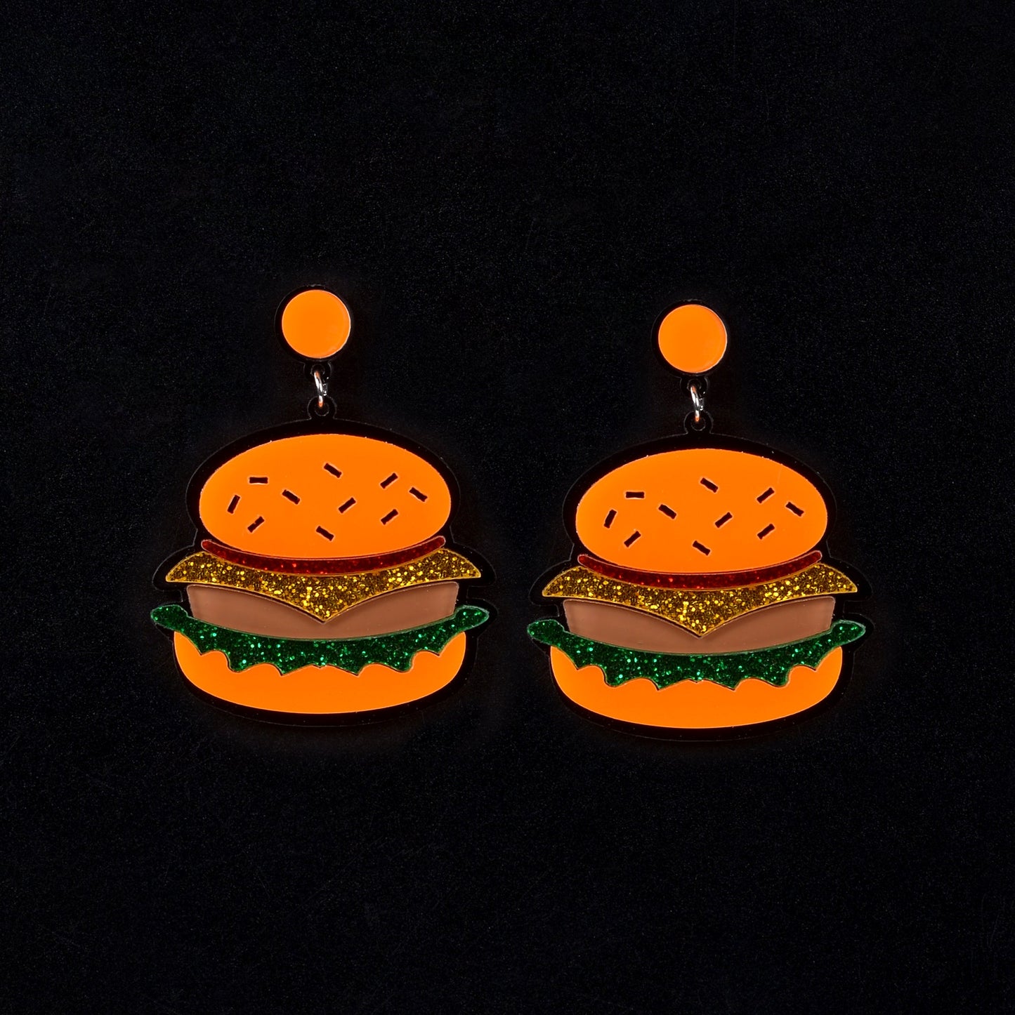 Burger Earring