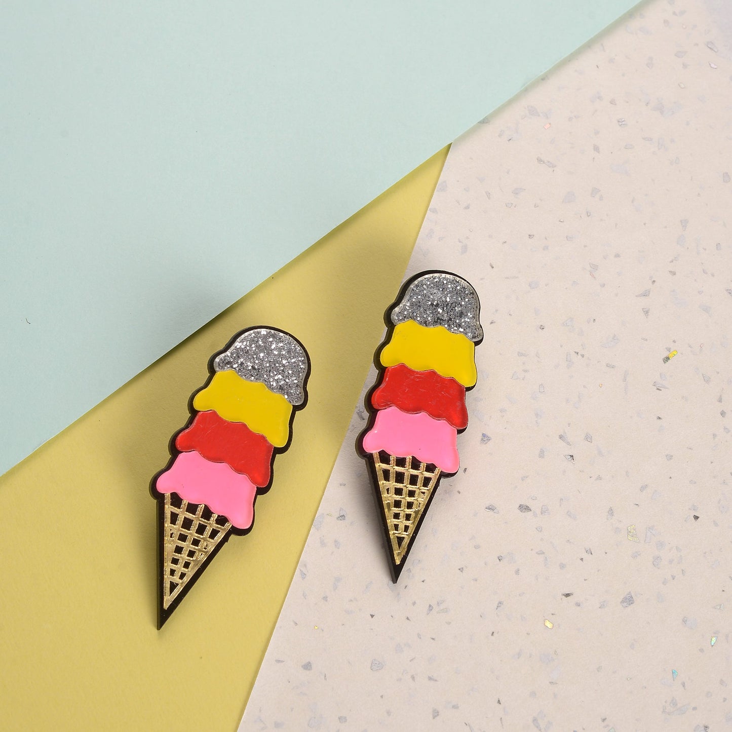 Cone Icecream Earrings