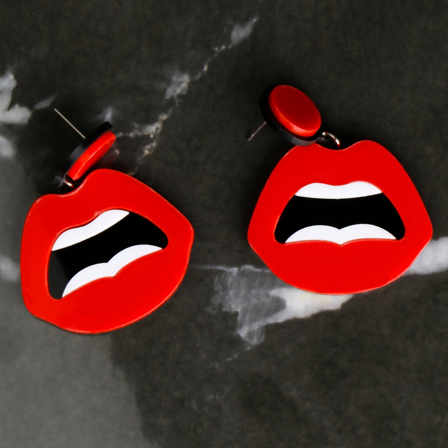 Red lips Earrings
