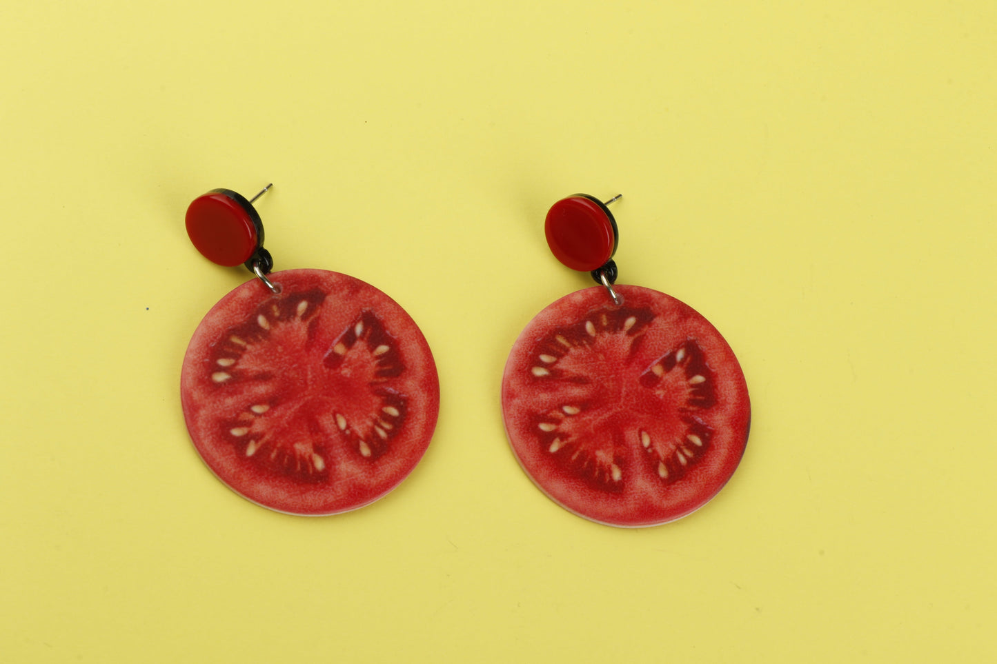 Tangy Tomato Earrings