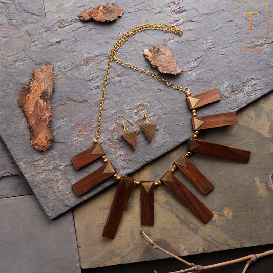 Wooden Necklace set